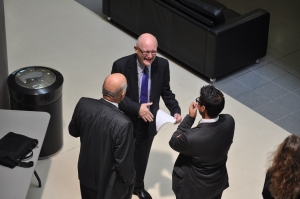 Amb Negroponte meets Warwick University Vice Chancellor Nigel Thrift
